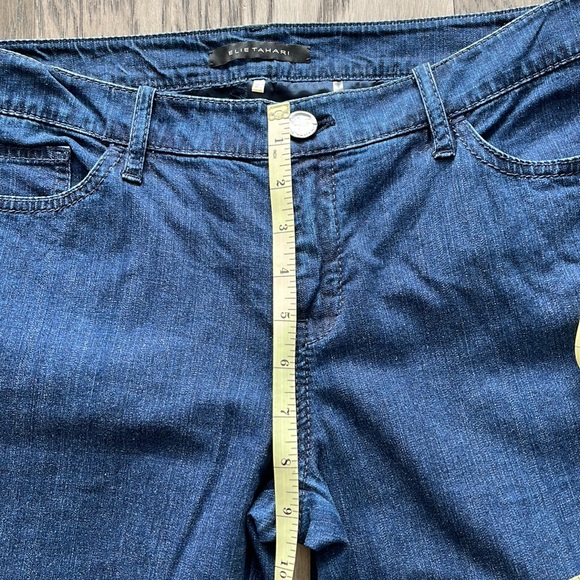 Elie Tahari flare mid rise jeans size US10 - Picture 7 of 13